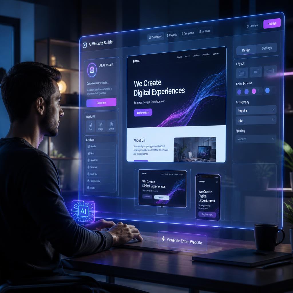 Software AI Website Builder yang Bikin Web Langsung Jadi Pro