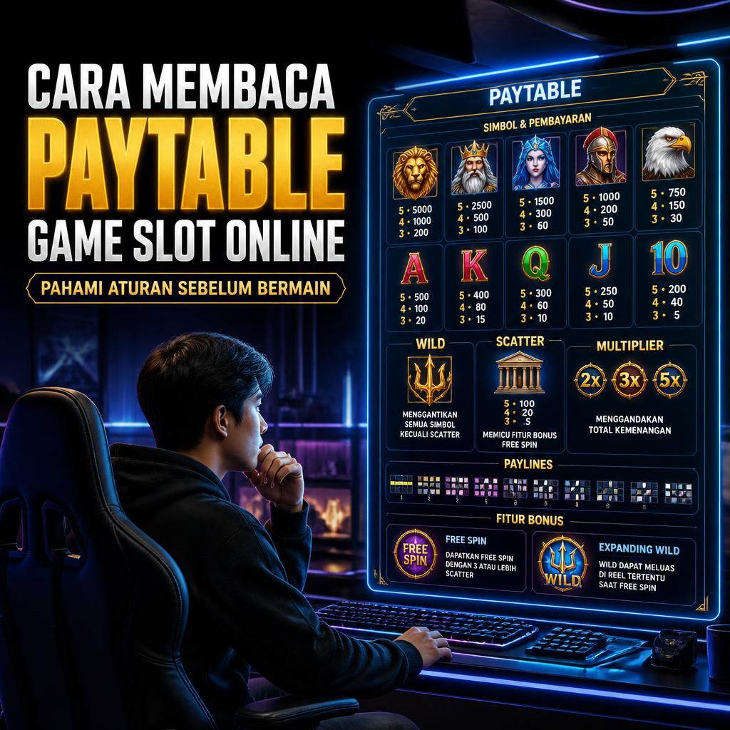 Cara Membaca Paytable Game Slot Online Sebelum Mulai Bermain